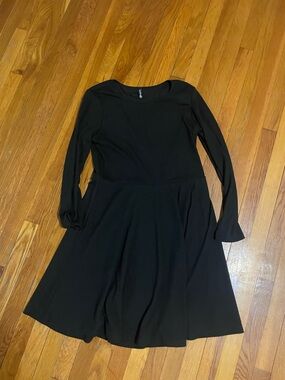 PrettyGarden Black Long Sleeve Skater Dress XL – Flowy & Flattering